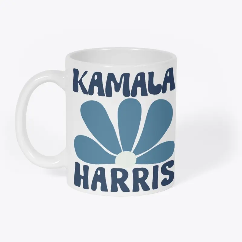 Kamala Harris Blue Flower TLBS